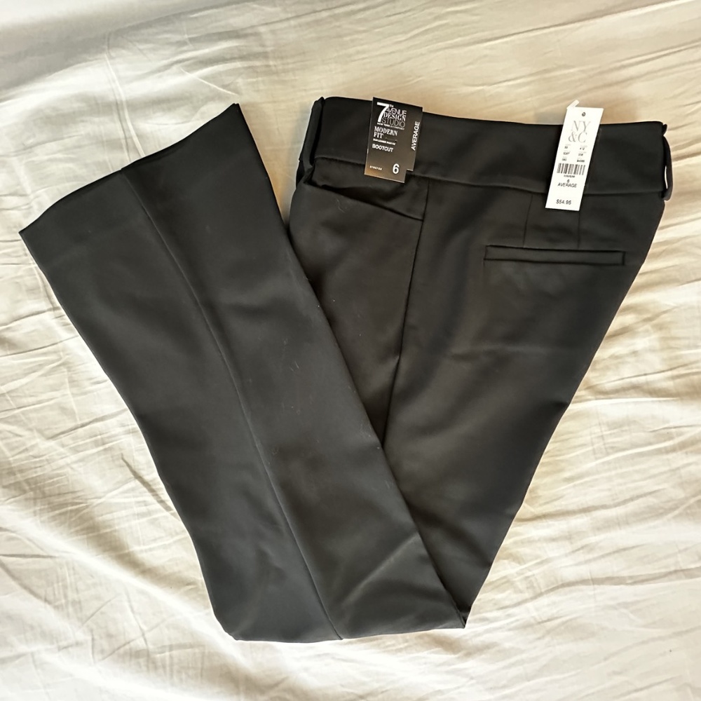 New York & Company 7th Avenue Modern Fit Bootcut Size 6 - Black